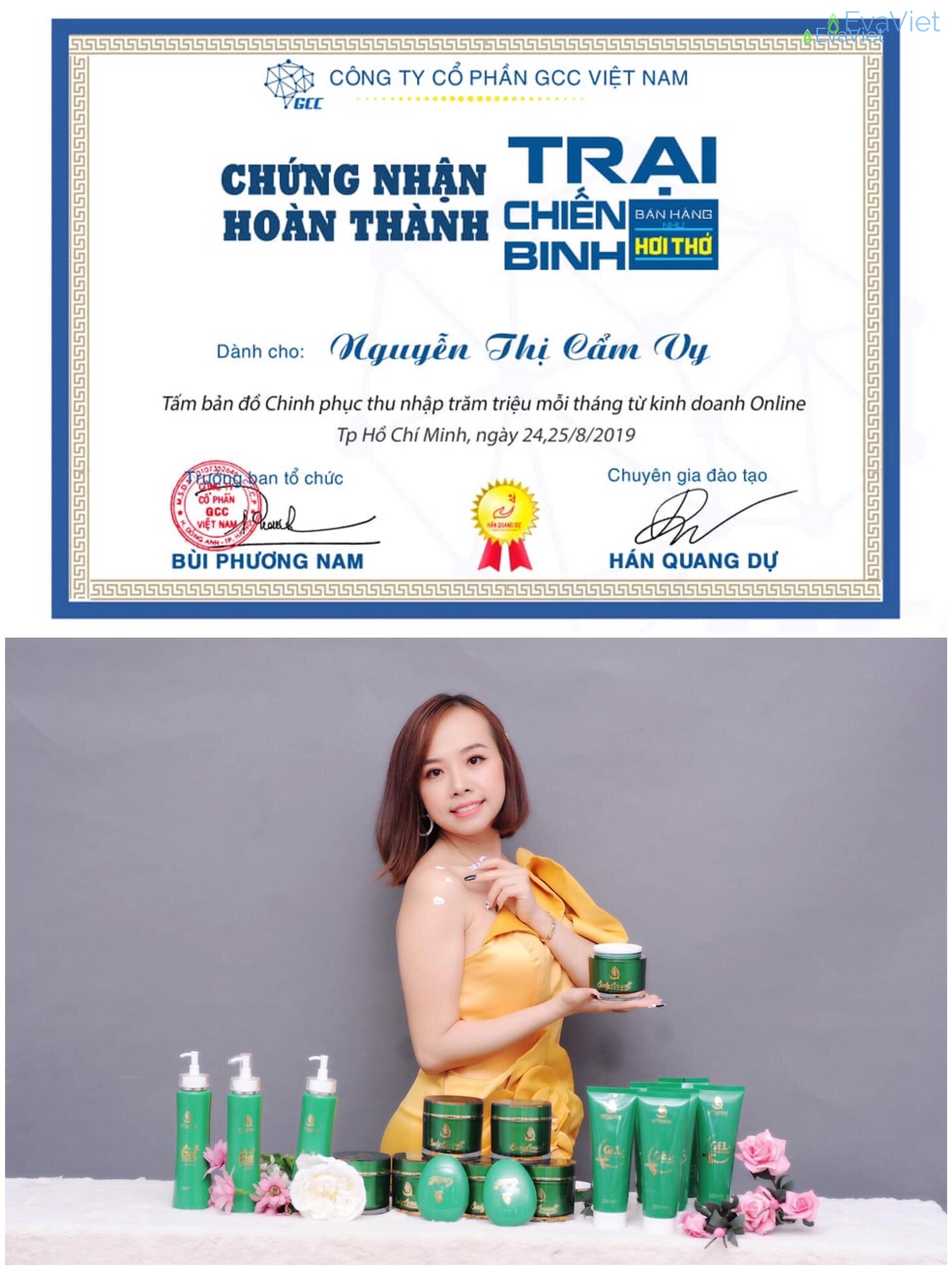 Chị Vy gặt hái nhiều thành công. Và chinh phục thu nhập trăm triệu mỗi tháng từ kinh doanh online