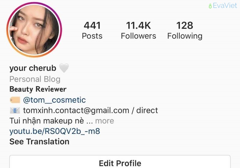 Instagram của Nguyễn Thanh Tâm- Tomxinh)