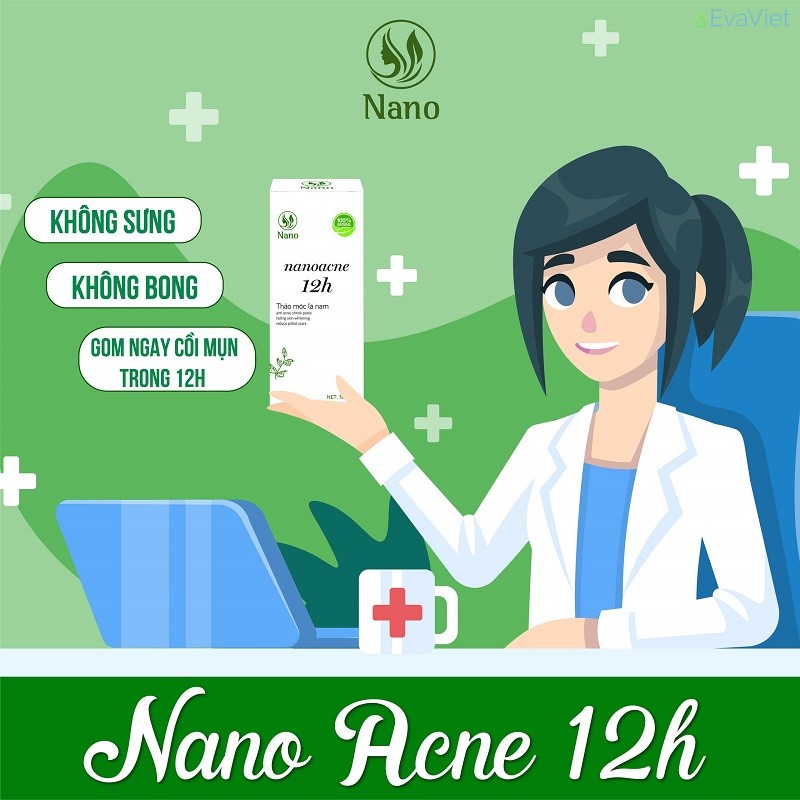 Top 5 sản phẩm trị mụn - NANO ACNE 12H