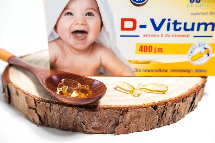 D Vitum 400 JM Oleofarm bổ sung vitamin D3 cần thiết cho trẻ