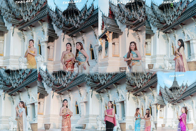 Các mỹ nhân rạng rỡ trong bộ trang phục truyền thống của Thái Lan